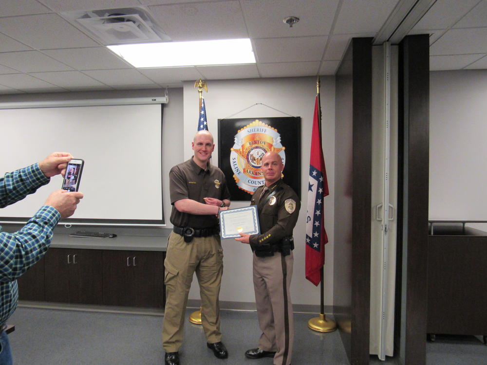 Deputy Receives Life Saving Award Press Releases Saline County